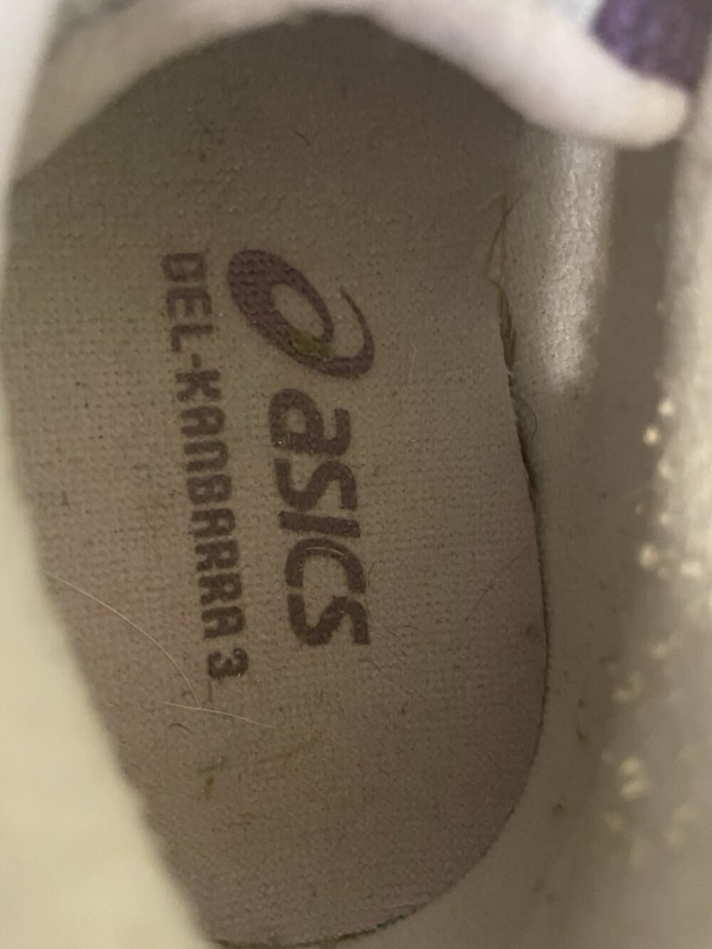 ASICS Womens Running Shoes Size 9 White Gray Purple - Picture 14 of 16